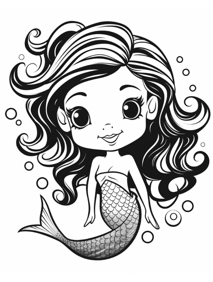 Mermaid Coloring Pages Hue Therapy Mermaid Coloring Pages Hue Therapy