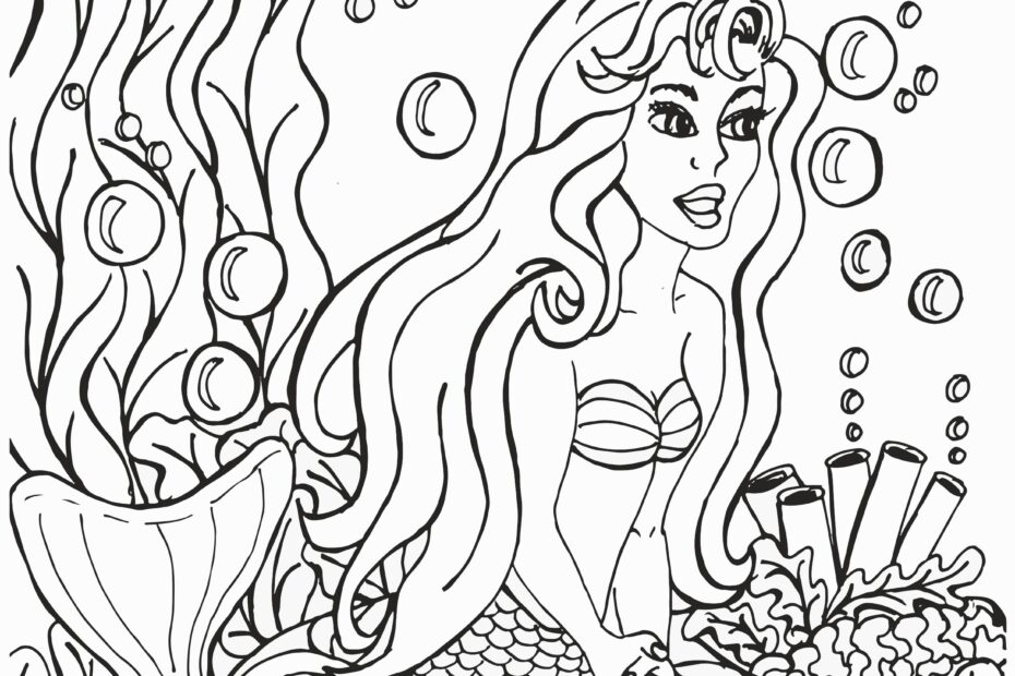 Mermaids Mermaid Coloring Pages
