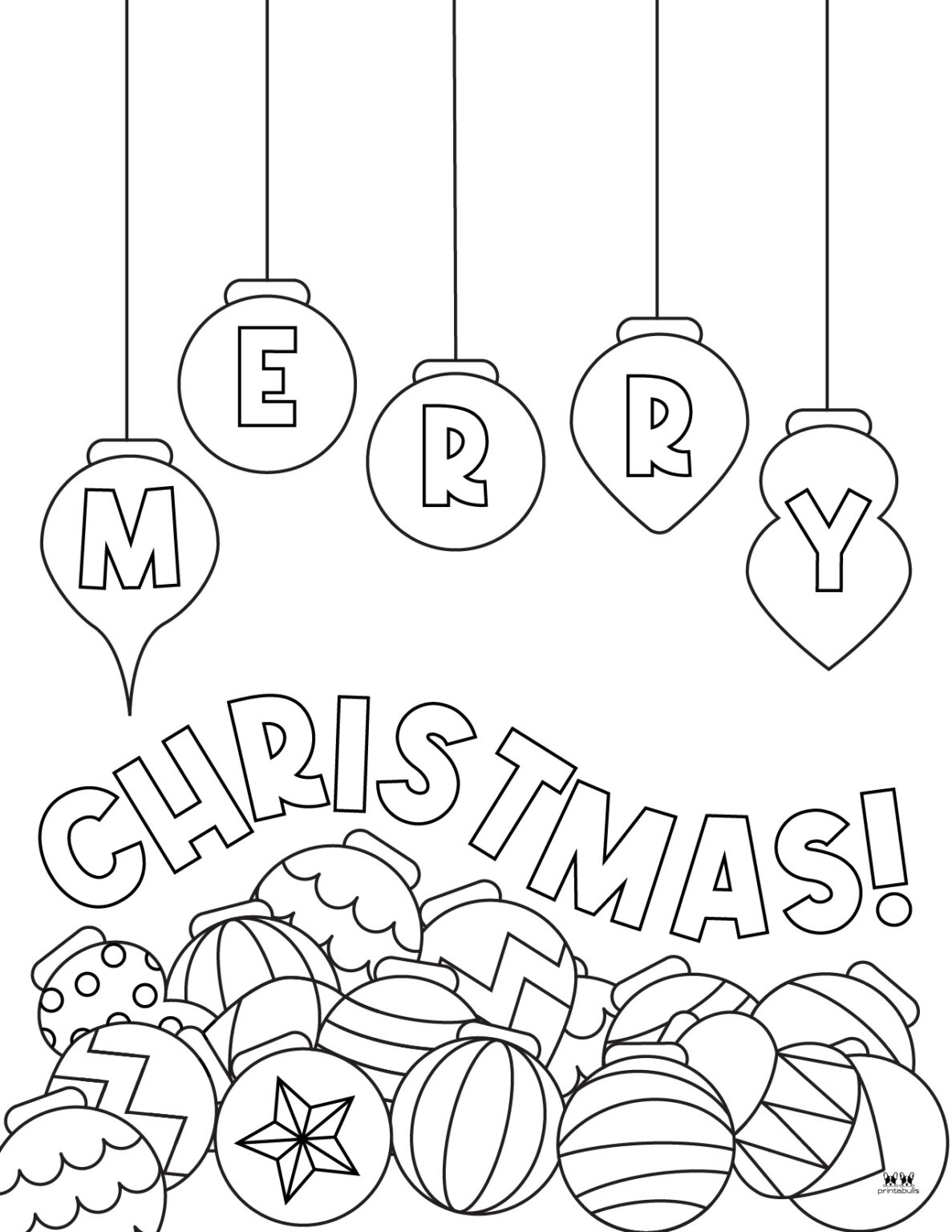 Merry Christmas Coloring Pages FREE Printables Printabulls Merry Christmas Coloring Pages FREE Printables Printabulls