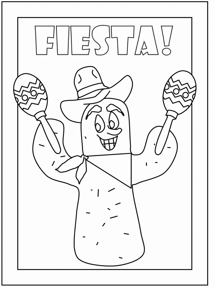 Mexican Coloring Pages Printable Mexican Coloring Pages Printable