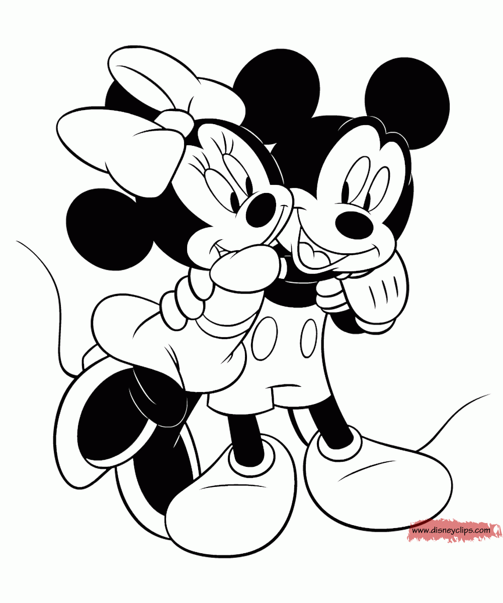 Mickey Mouse And Minnie Coloring Pages Coloring Home Mickey Mouse And Minnie Coloring Pages Coloring Home