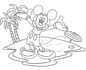 Mickey Mouse Beach Coloring Pages Coloring Pages Mickey Mouse Beach Coloring Pages Coloring Pages