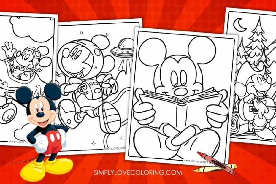 Mickey Mouse Colouring Sheets Printable Infoupdate