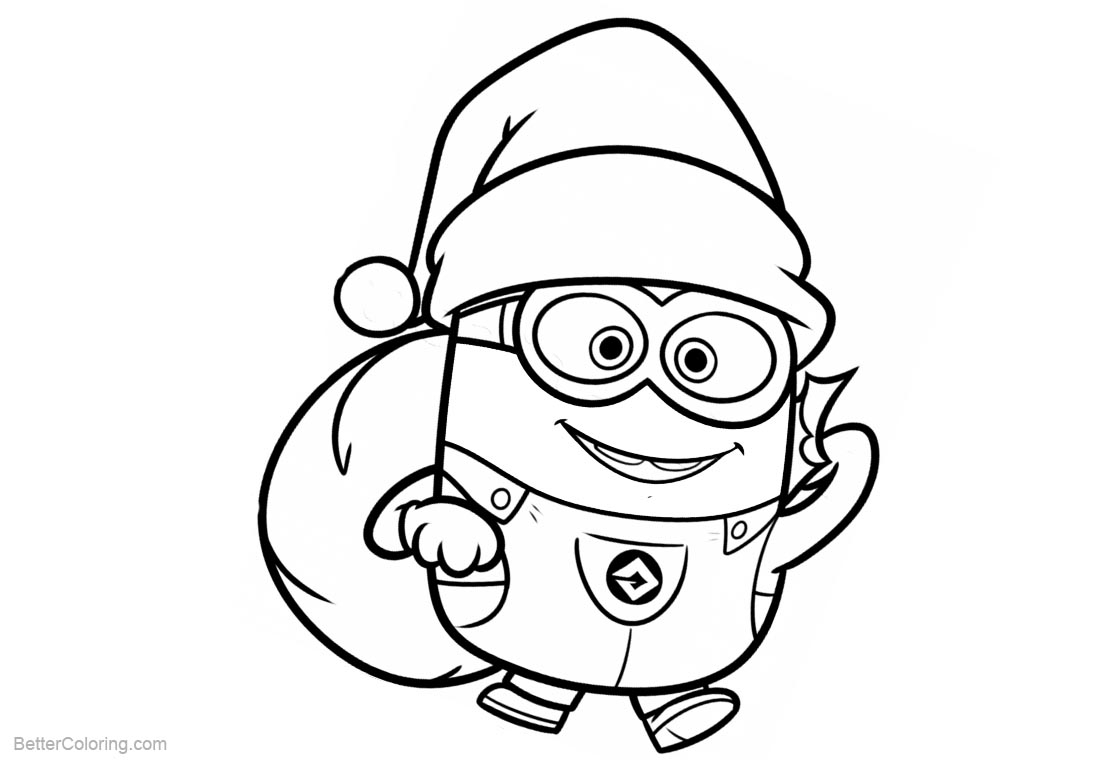 Minion Coloring Pages Christmas Santa Minions Free Printable Coloring Minion Coloring Pages Christmas Santa Minions Free Printable Coloring