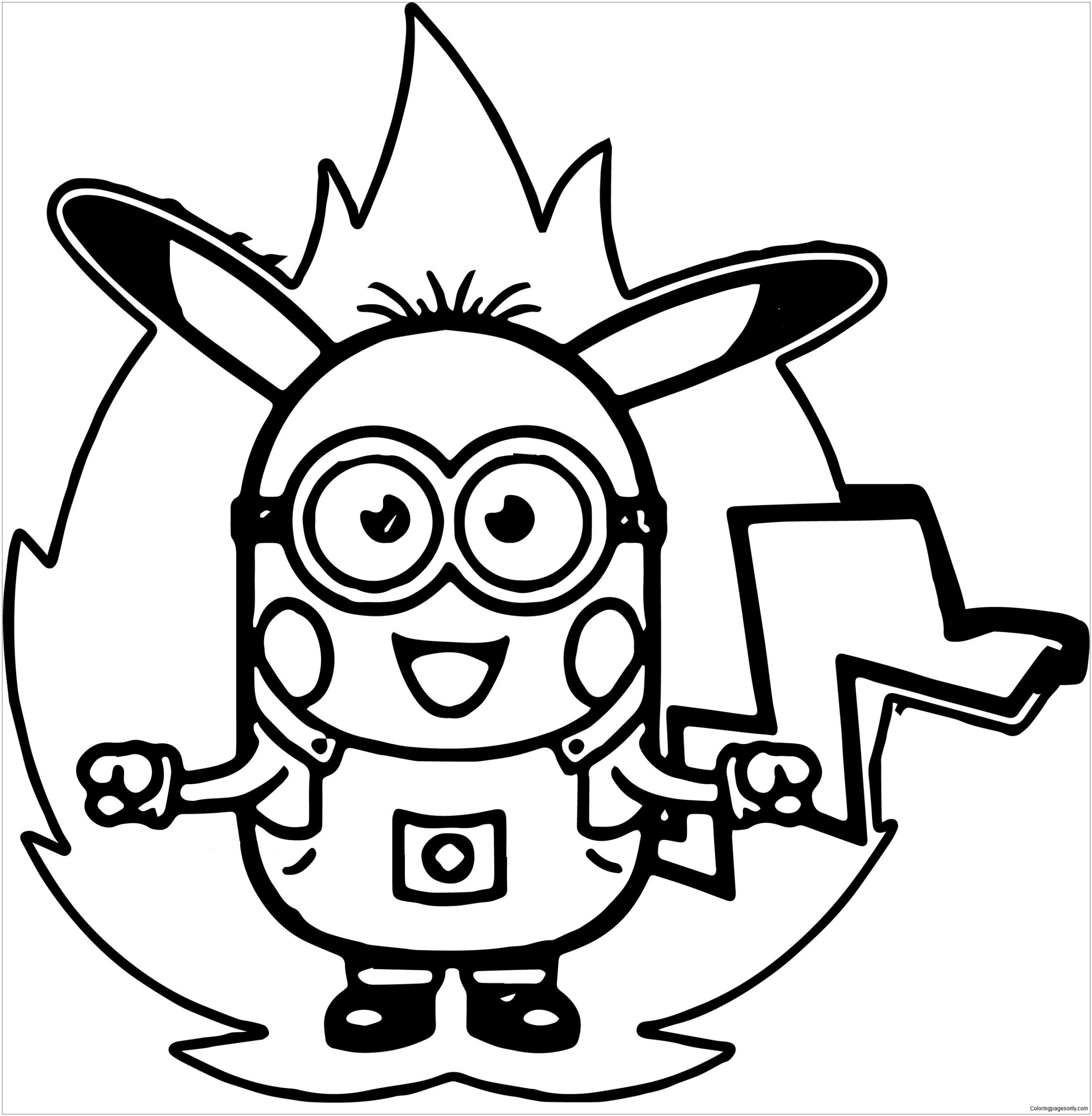minion free coloring pages
