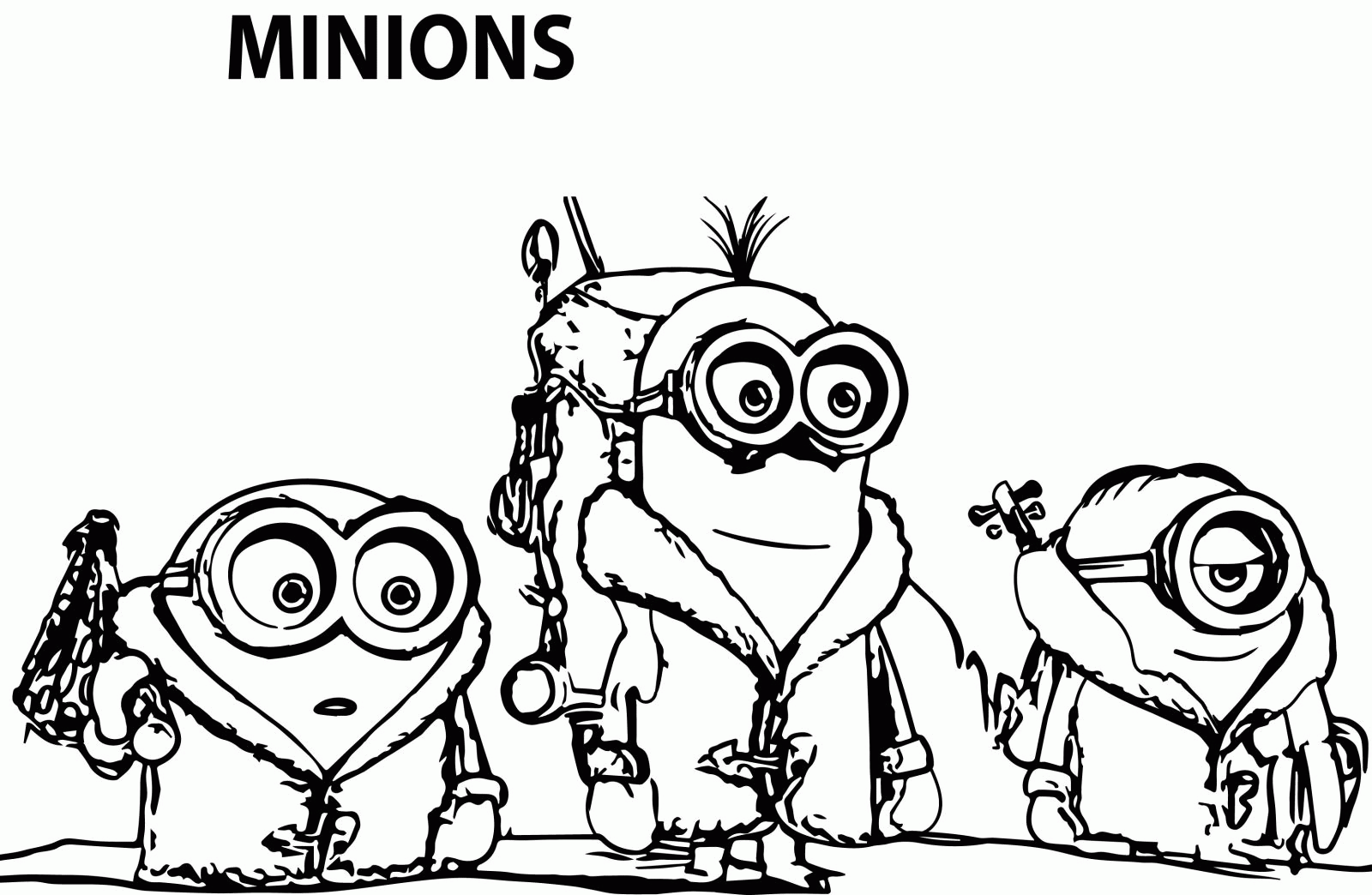 Minions Coloring Pages Bob Coloring Home Minions Coloring Pages Bob Coloring Home