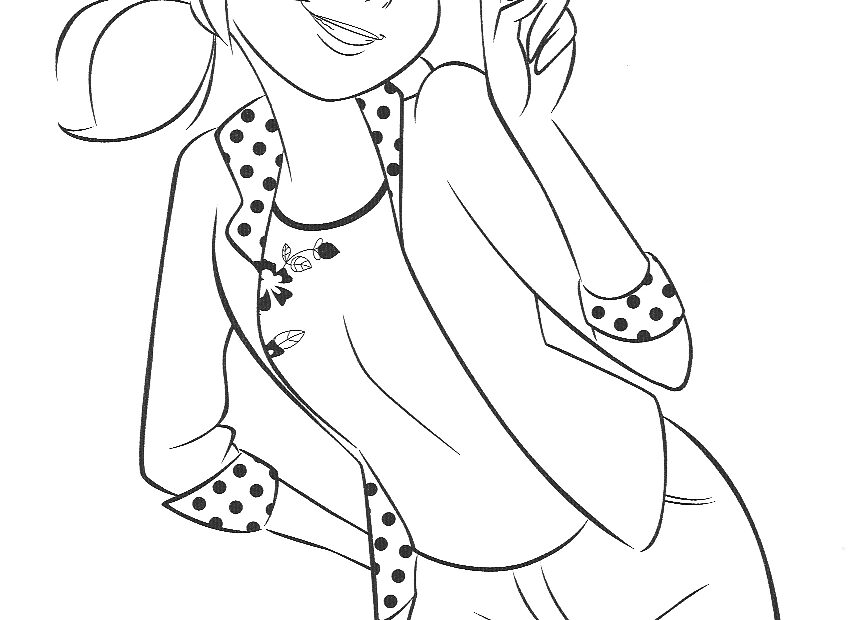 Miraculous Ladybug Coloring Pages Printable