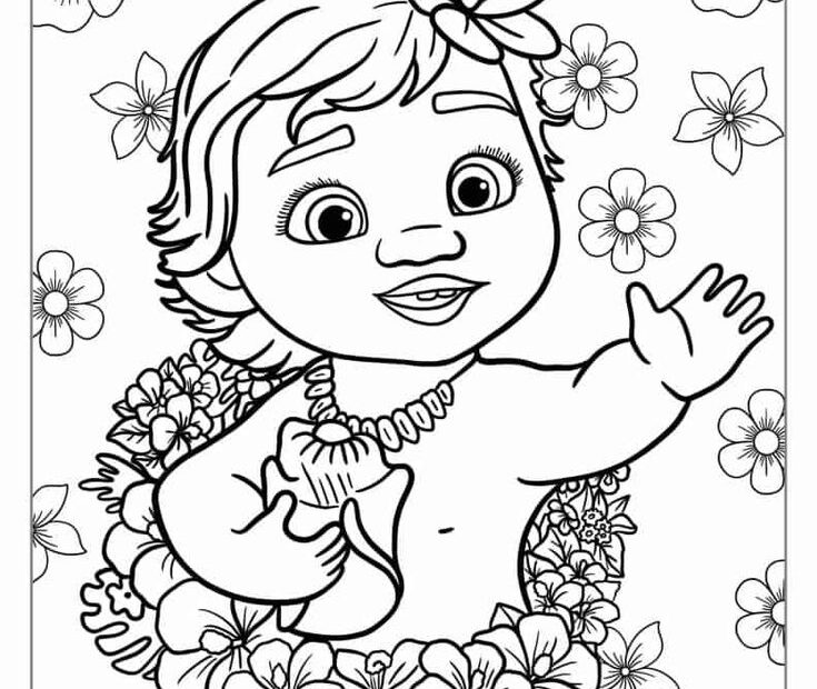 Moana 2 Coloring Pages Coloring Nation