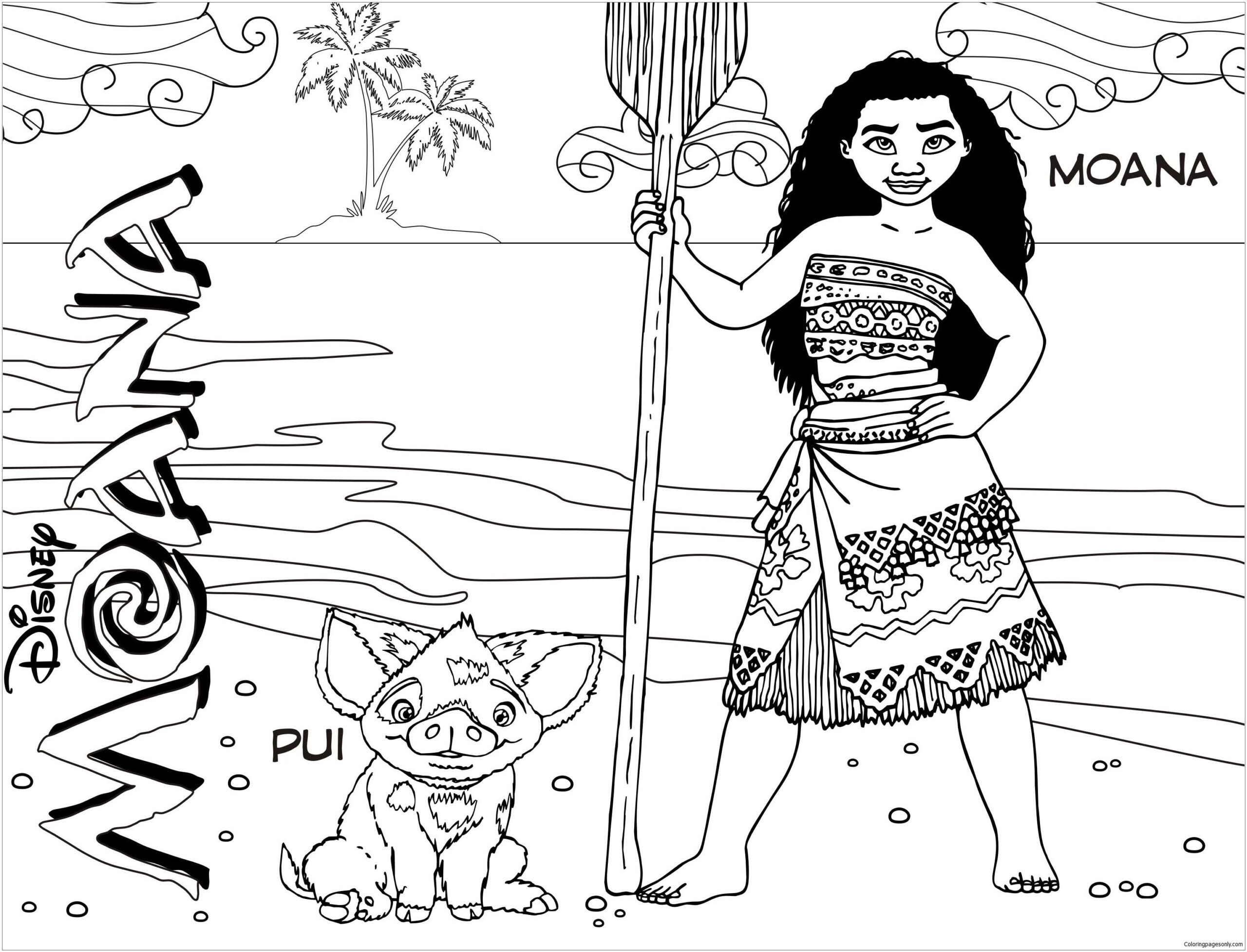 Moana And Pua Coloring Page Free Printable Coloring Pages Moana And Pua Coloring Page Free Printable Coloring Pages