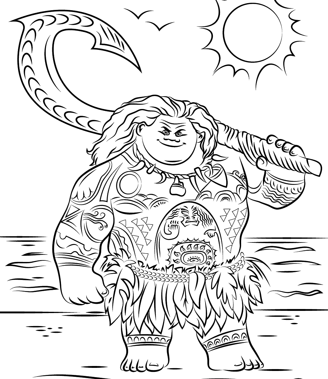 Moana Boat Coloring Page Coloring Pages Moana Boat Coloring Page Coloring Pages
