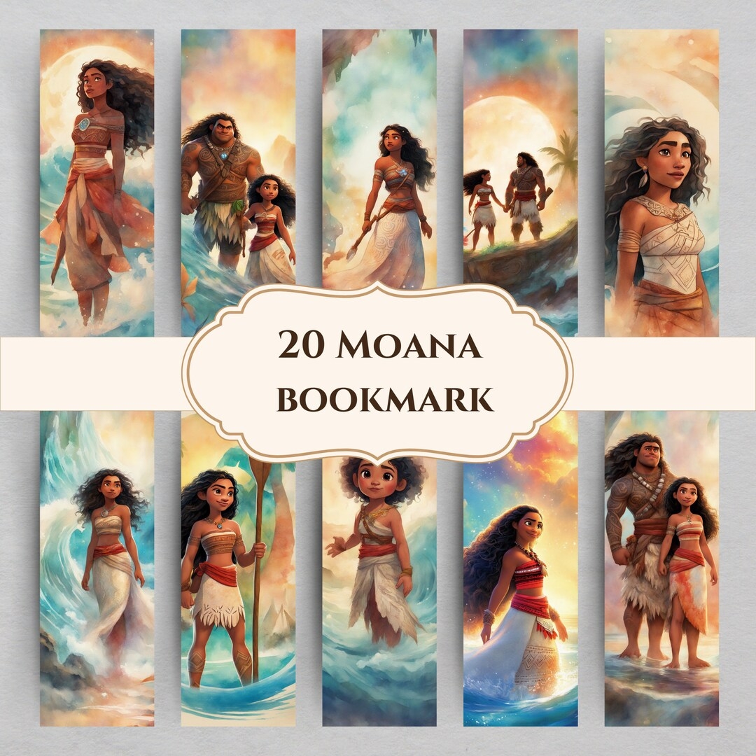 Moana Bookmark Moana Bookmark