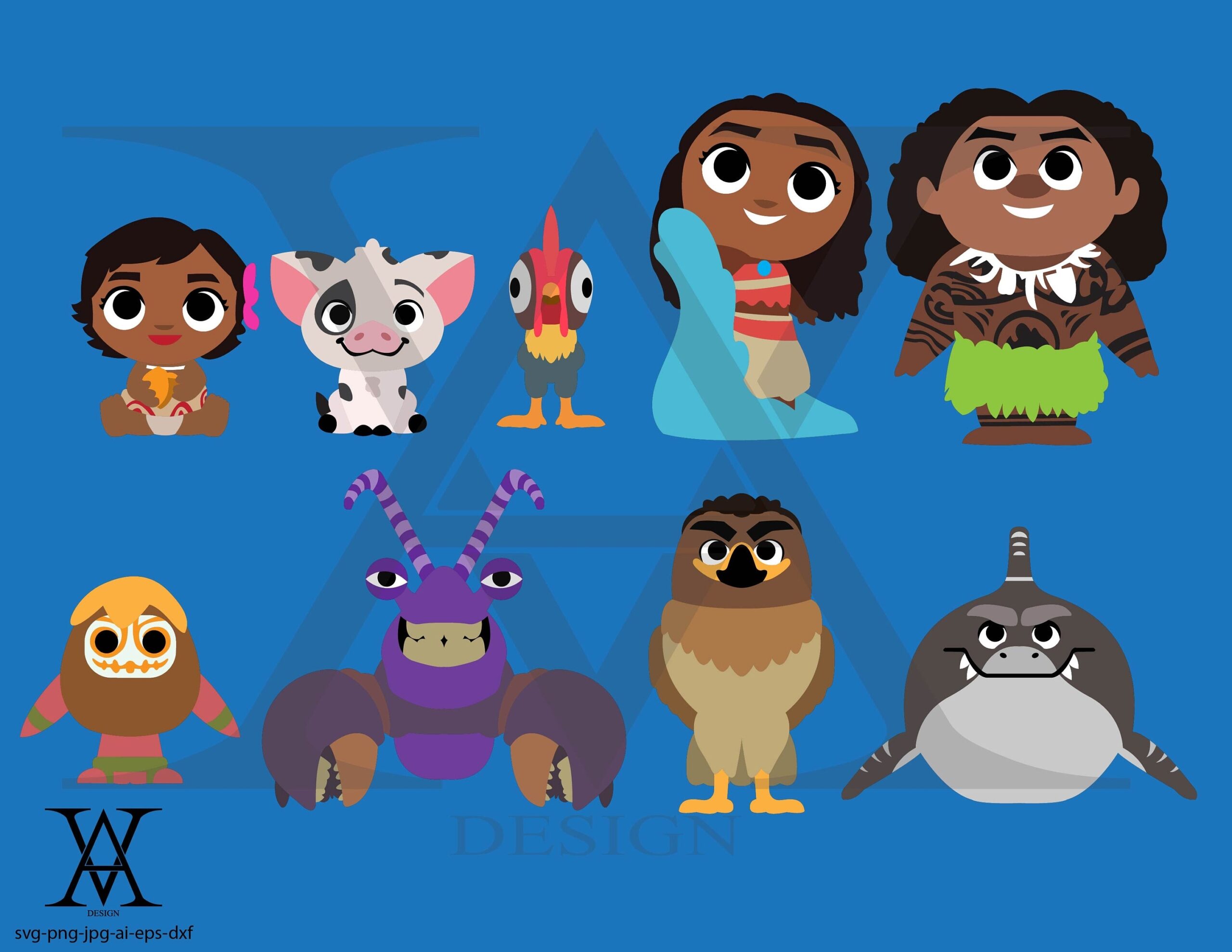 Moana Cartoon Characters Names Jethro Jeff Moana Cartoon Characters Names Jethro Jeff