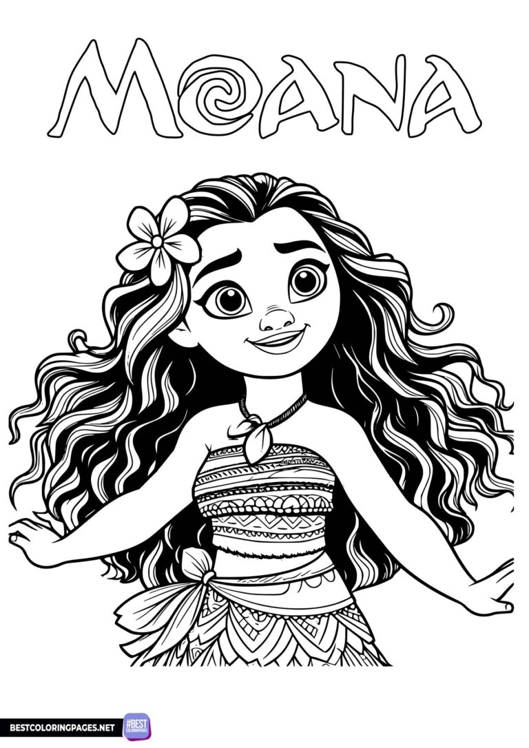 Moana Coloring Sheets for Kids Moana Coloring Sheets for Kids