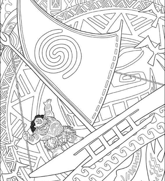 Moana Coloring Pages Coloring Home