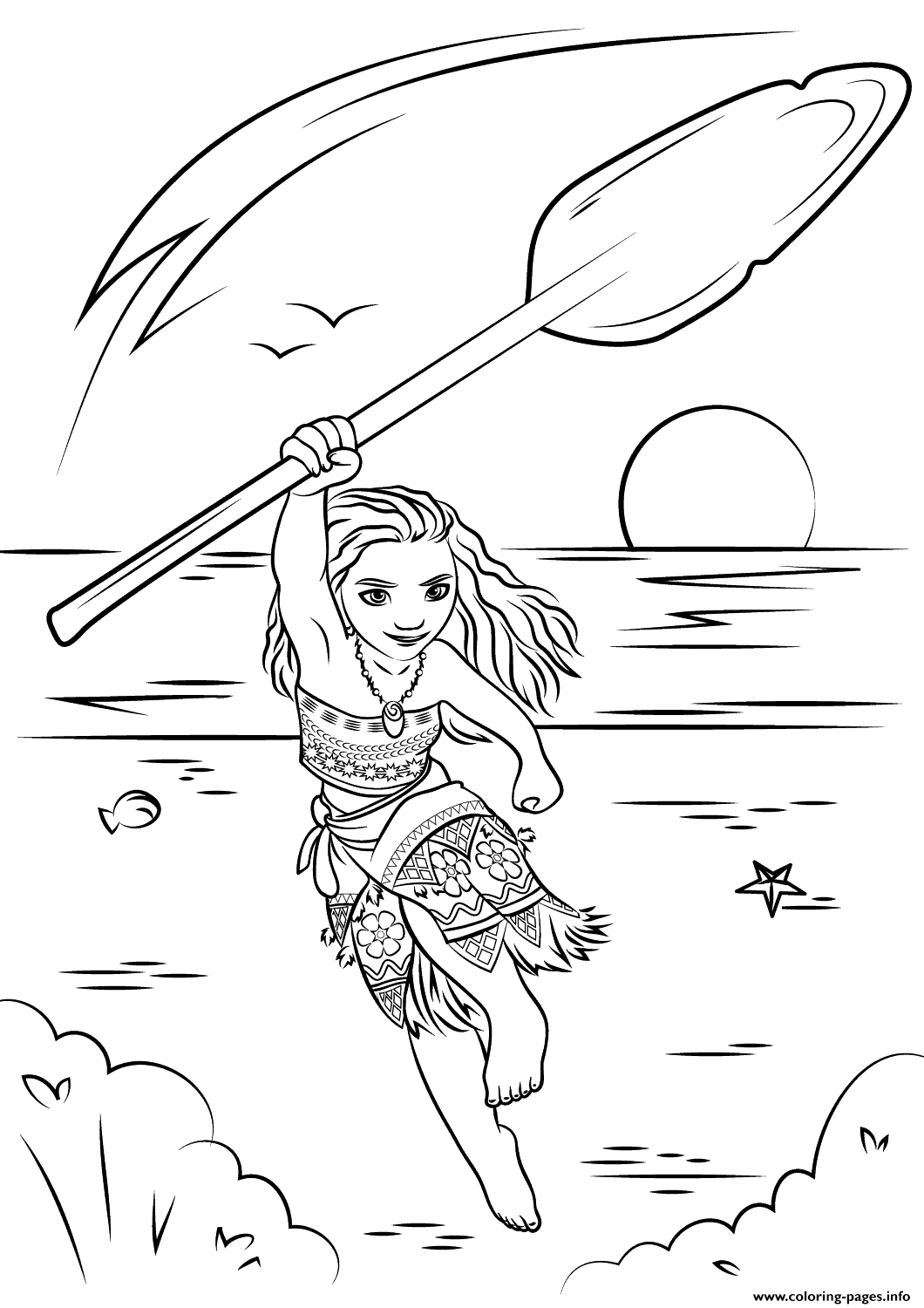 Moana Coloring Pages Coloring Home Moana Coloring Pages Coloring Home