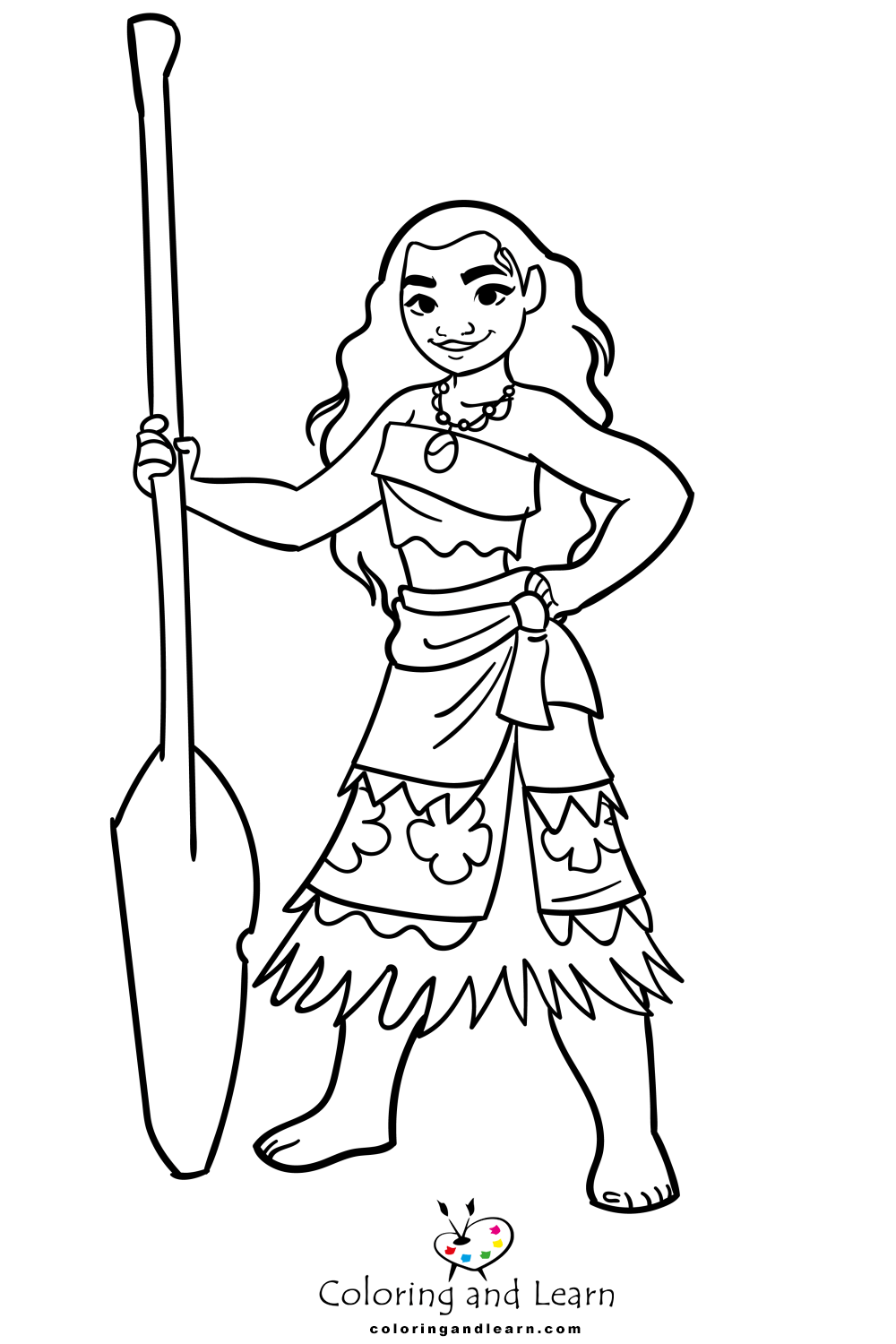 Moana ABC Coloring Pages Moana ABC Coloring Pages
