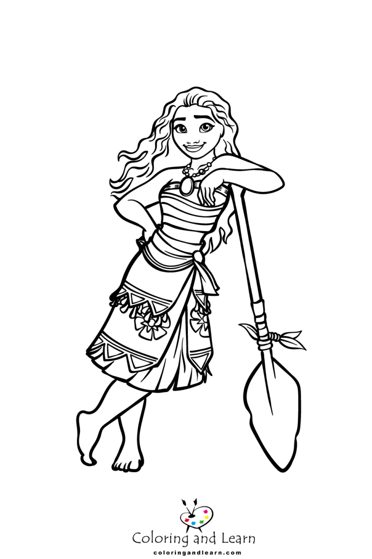 Moana Coloring Pages FREE 2025 Coloring And Learn