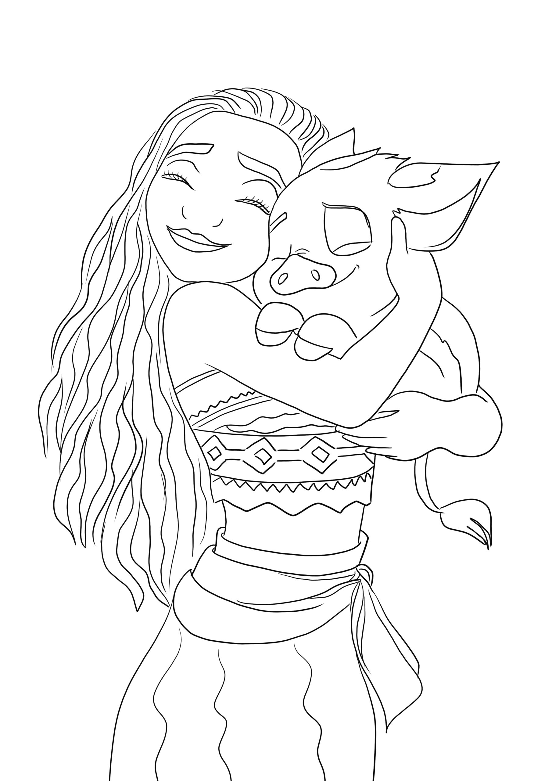 printable coloring pages moana printable coloring pages moana