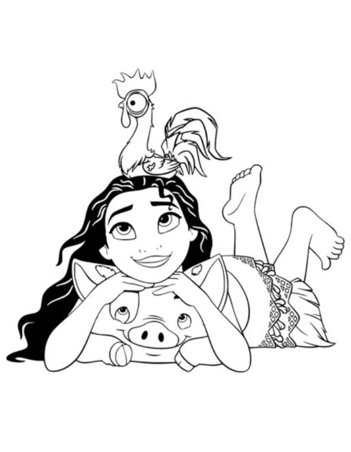 Moana Coloring Pages Free Printable PDF Moana Coloring Pages Free Printable PDF