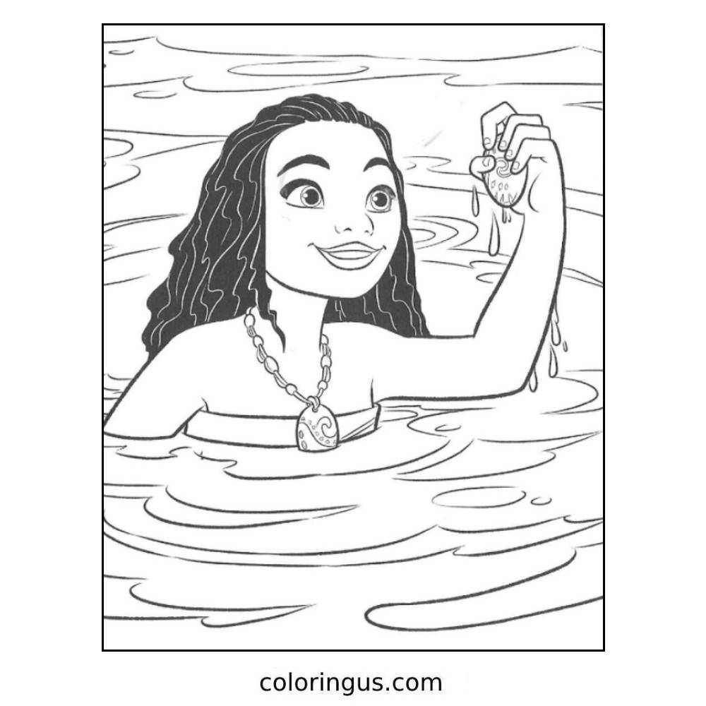 Moana Coloring Pages Free Printable PDF Moana Coloring Pages Free Printable PDF