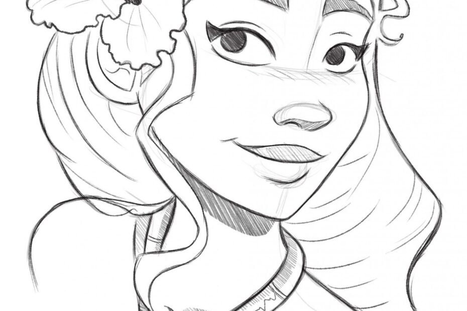 Moana Coloring Pages Heihei K5 Worksheets Sketch Coloring Page
