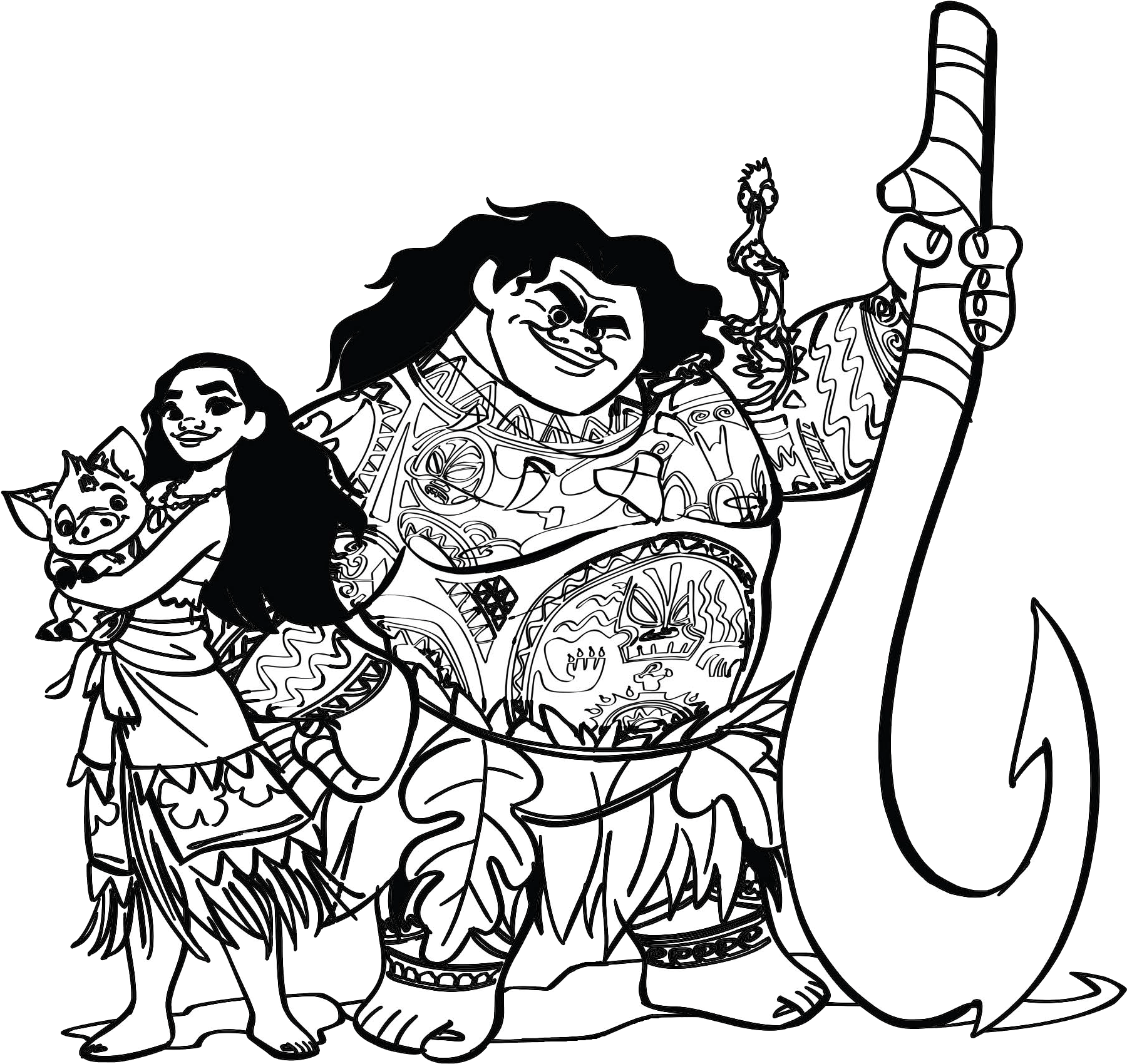 Moana Coloring Pages Learny Kids Moana Coloring Pages Learny Kids