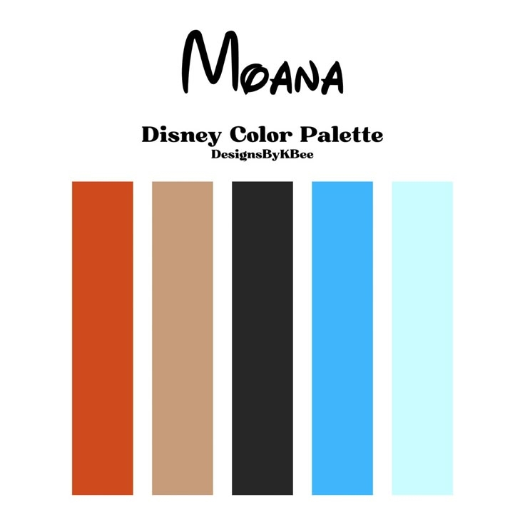 Moana Disney Color Palette Moana Disney Color Palette