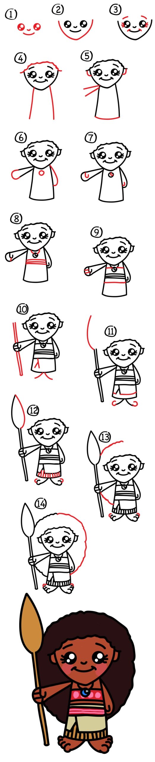 Moana Drawing For Kids Moana Drawing For Kids