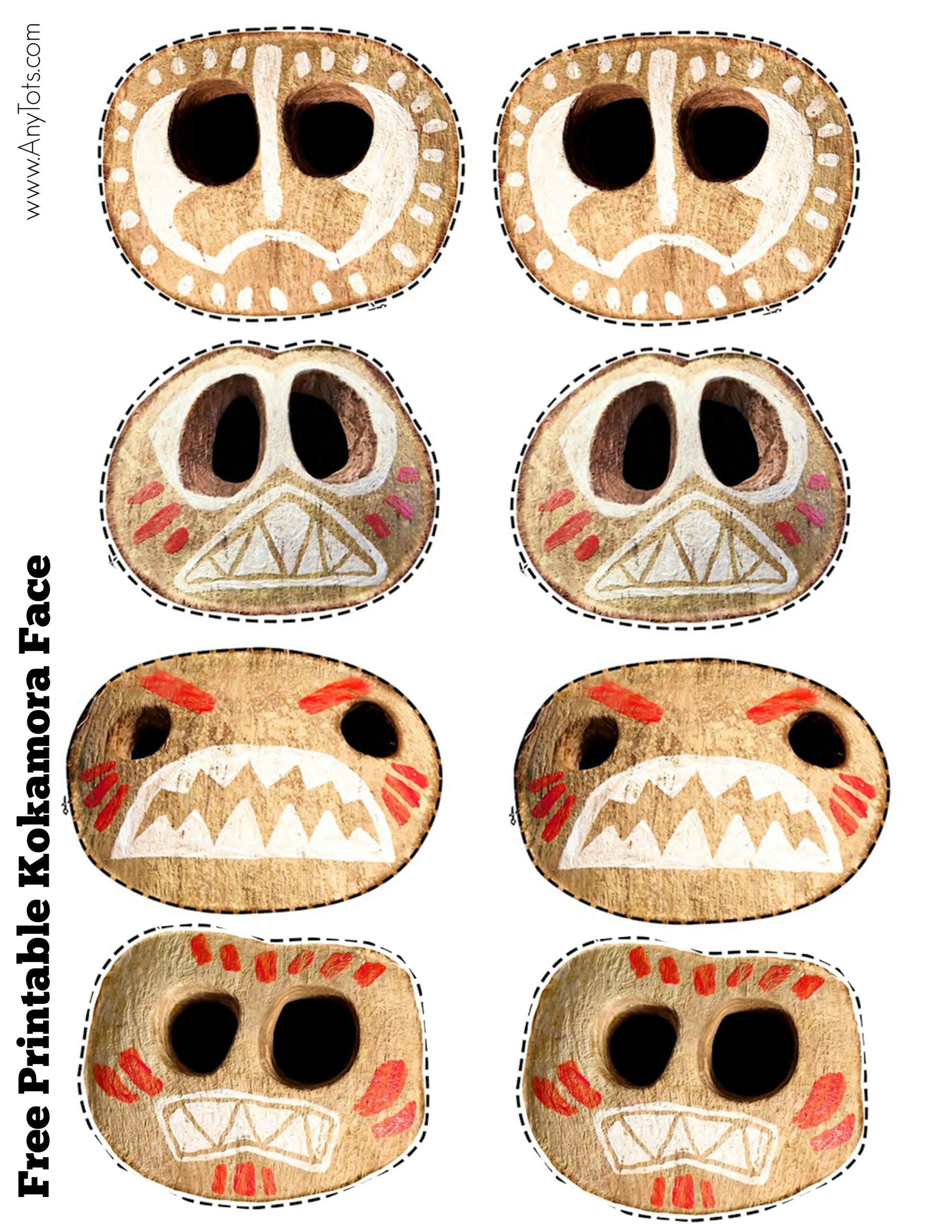 Moana Coconut Characters Moana Coconut Characters