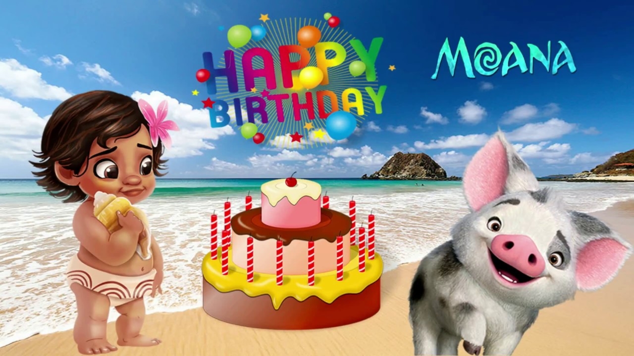 Moana Happy Birthday Moana Happy Birthday