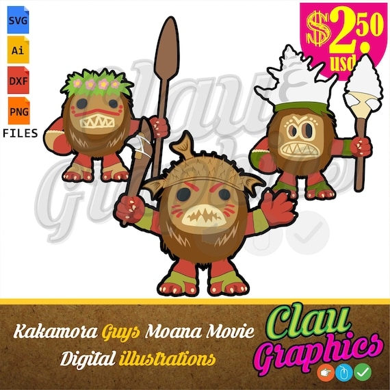 Moana Kakamora Svg Moana Kakamora Svg