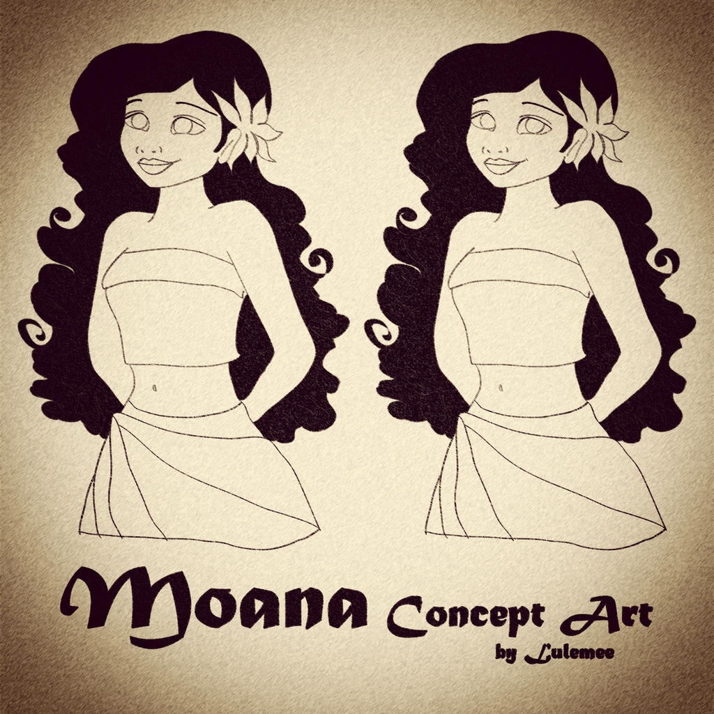 Moana Line Art By Lulemee On DeviantArt Moana Line Art By Lulemee On DeviantArt