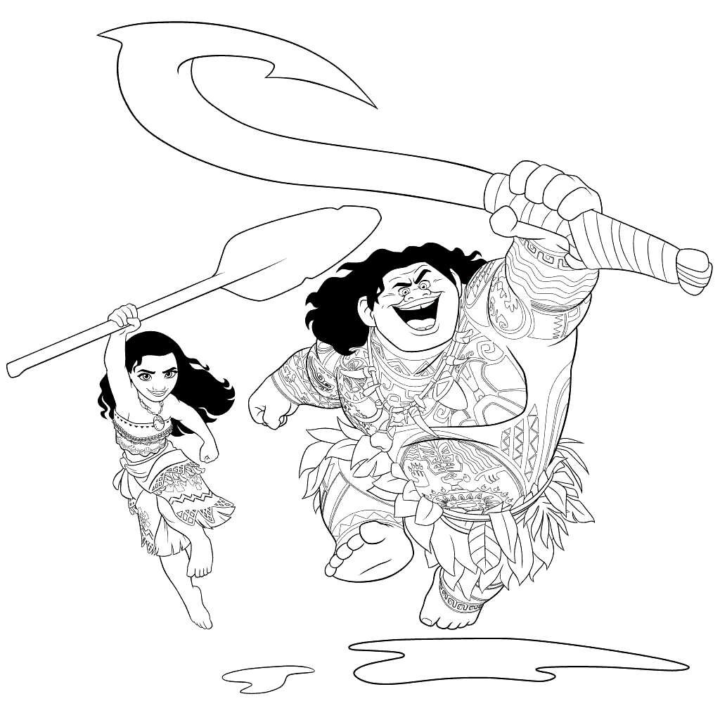 Moana Maui Coloring Pages At GetDrawings Free Download Moana Maui Coloring Pages At GetDrawings Free Download