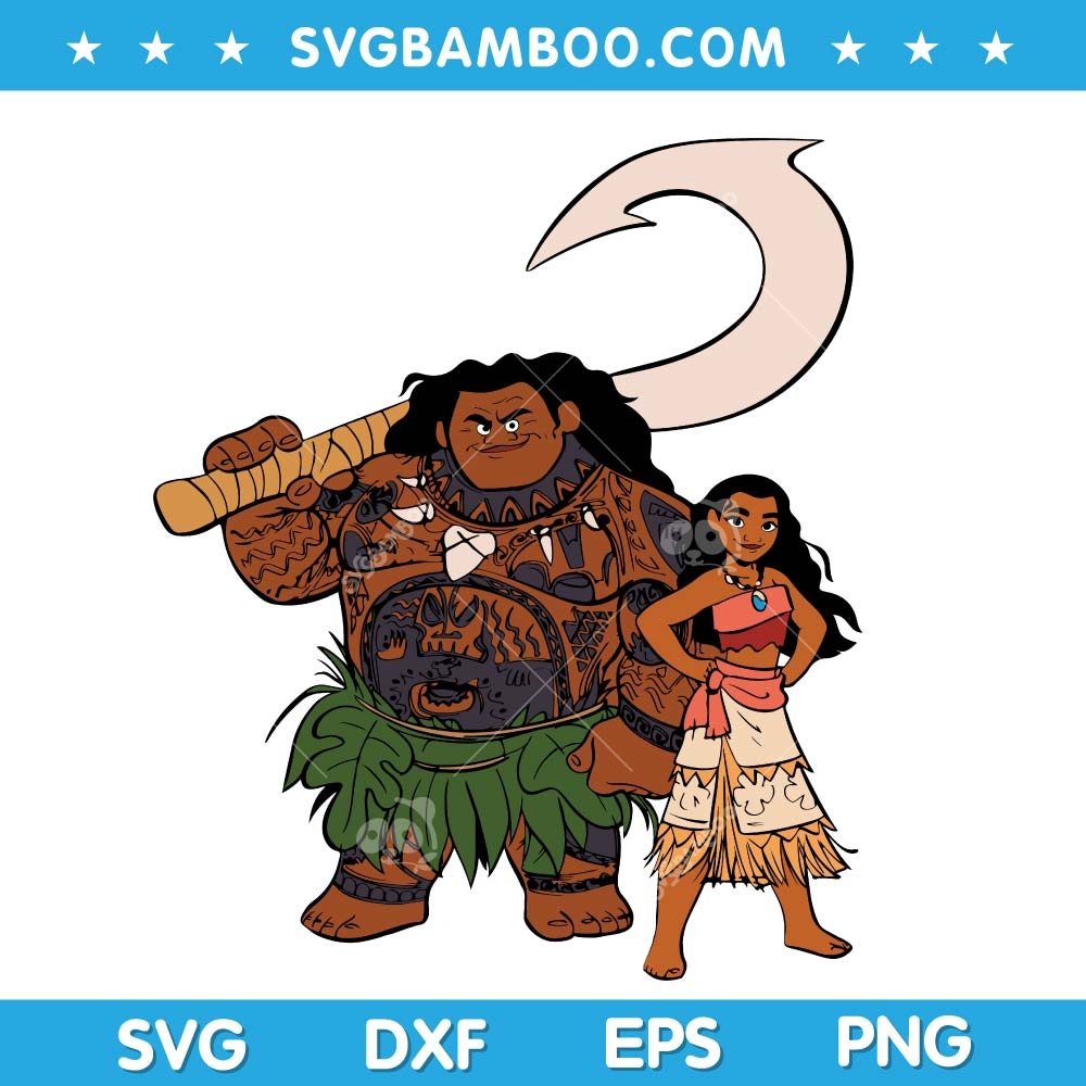 Moana Maui SVG Disney Moana SVG Princess Moana Maui Moana Maui SVG Disney Moana SVG Princess Moana Maui