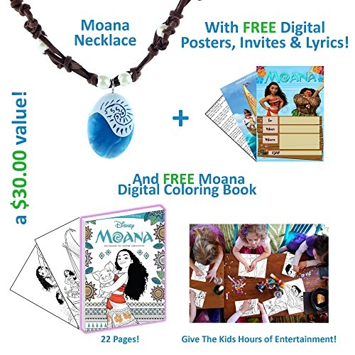 Moana Necklace Coloring Moana Necklace Coloring