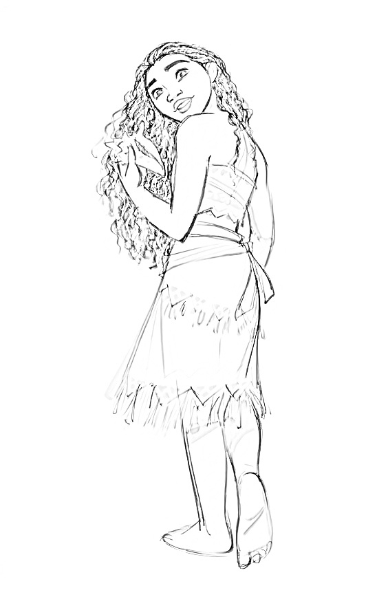 Moana Outline Coloring Page Princess Moana 402 Coloringlive Moana Outline Coloring Page Princess Moana 402 Coloringlive