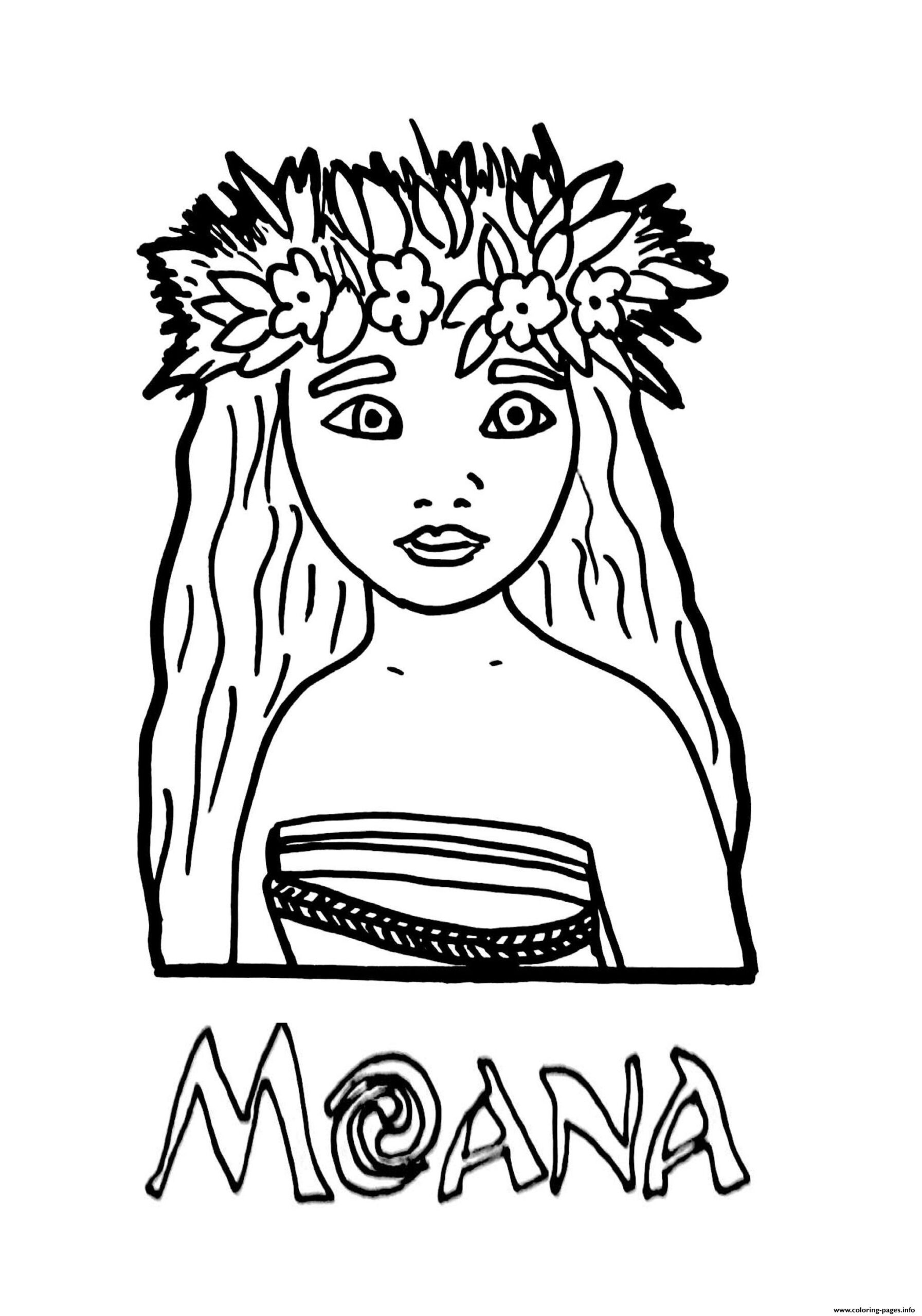 Moana Princess Coloring Pages Printable Moana Princess Coloring Pages Printable