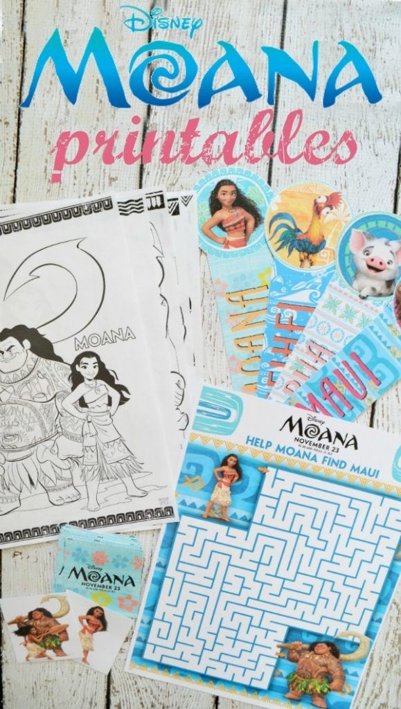 Moana Printable Activities Moana Printable Activities