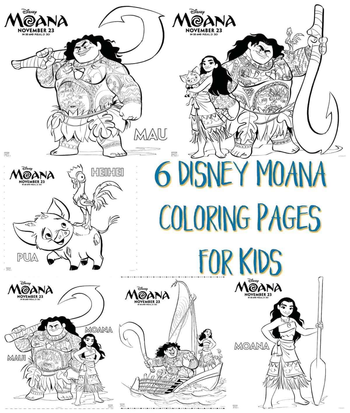Moana Coloring Pages Disney Characters Moana Coloring Pages Disney Characters