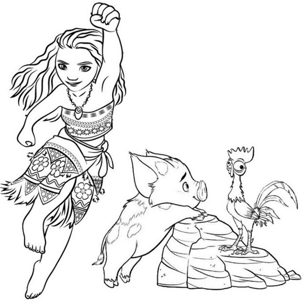 Moana Pua And Hei Hei Coloring Page Mitraland Moana Pua And Hei Hei Coloring Page Mitraland