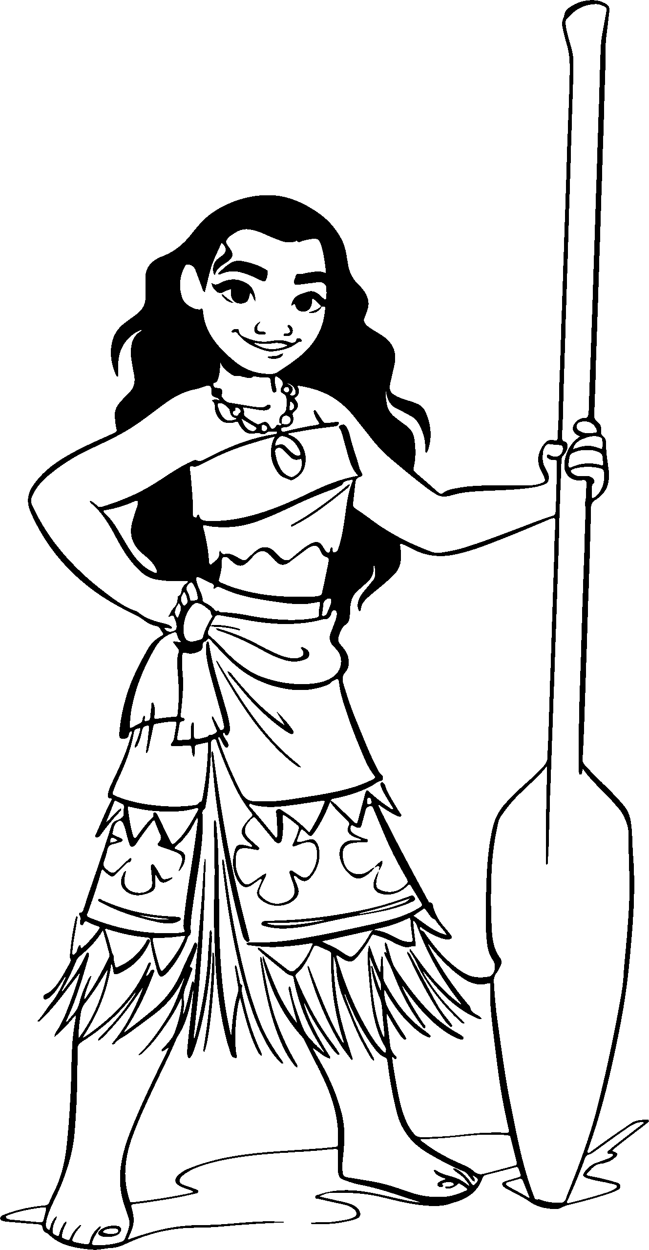 Moana Colorijng Page Moana Colorijng Page