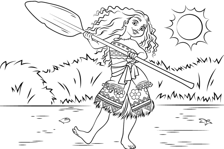 Mohana Coloring Pages Coloring Pages