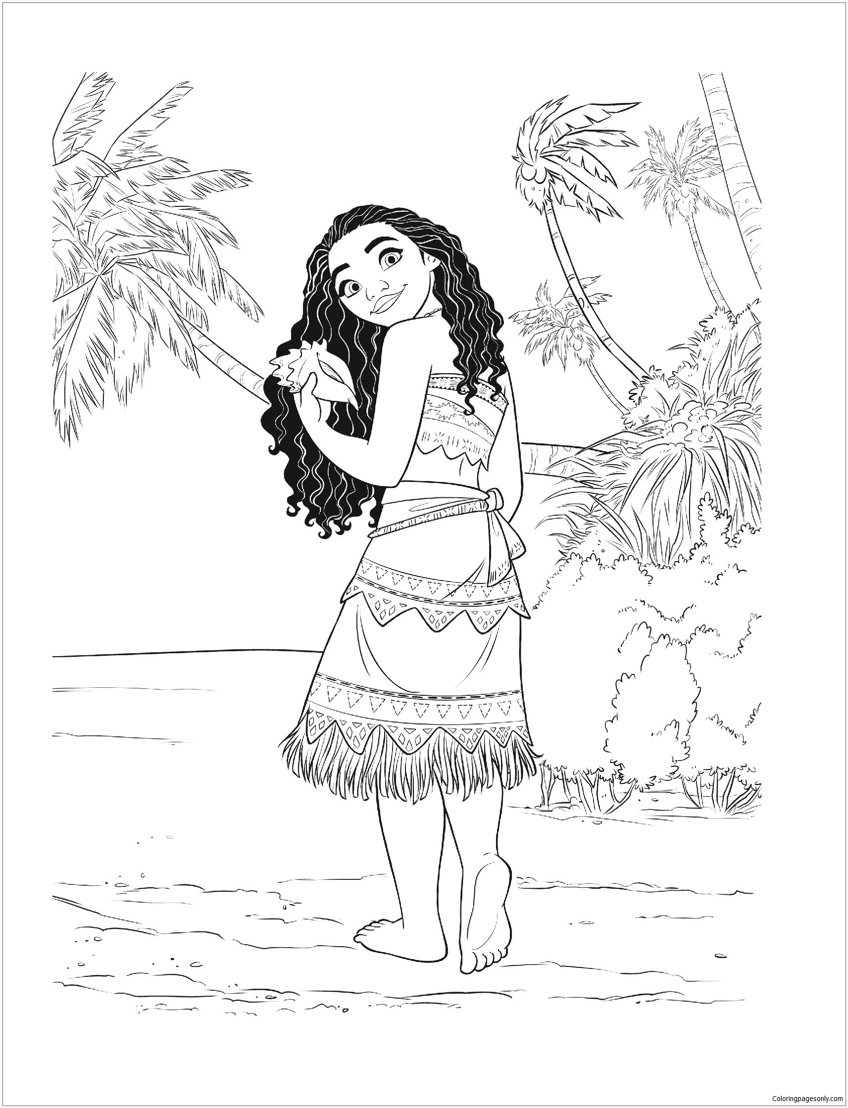 Mohana Coloring Pages Coloring Pages Mohana Coloring Pages Coloring Pages