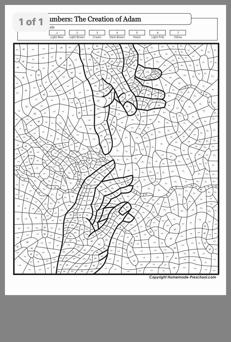 Mona Lisa Color By Number Mona Lisa Color By Number