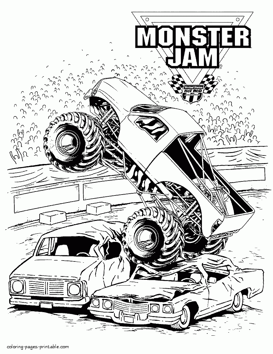 Monster Jam Truck Coloring Pages Printable COLORING PAGES PRINTABLE COM Monster Jam Truck Coloring Pages Printable COLORING PAGES PRINTABLE COM