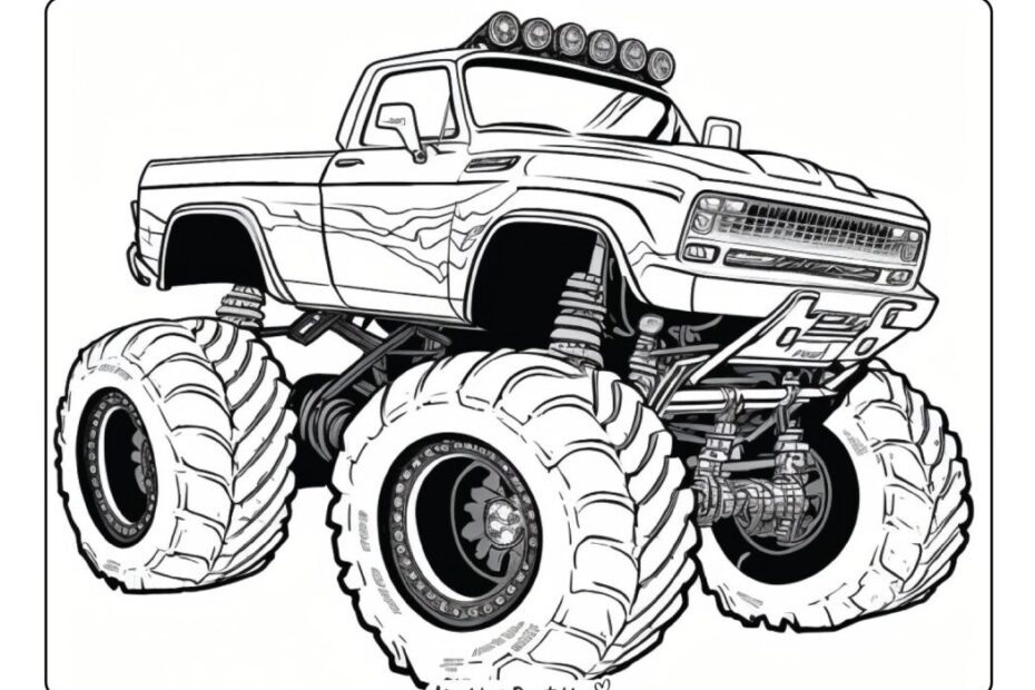 Monster Truck Coloring Pages