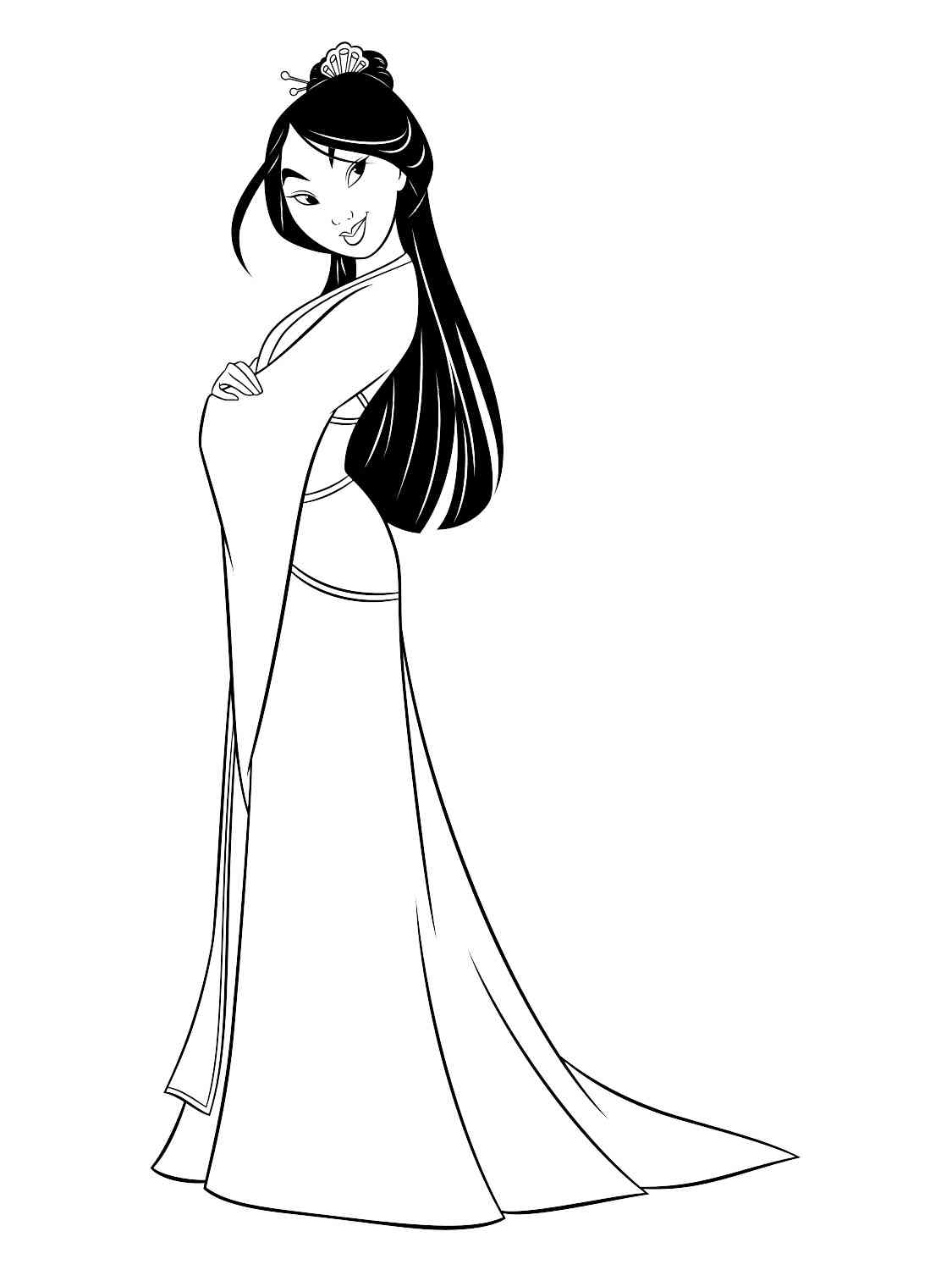 Mulan Coloring Pages Mulan Coloring Pages
