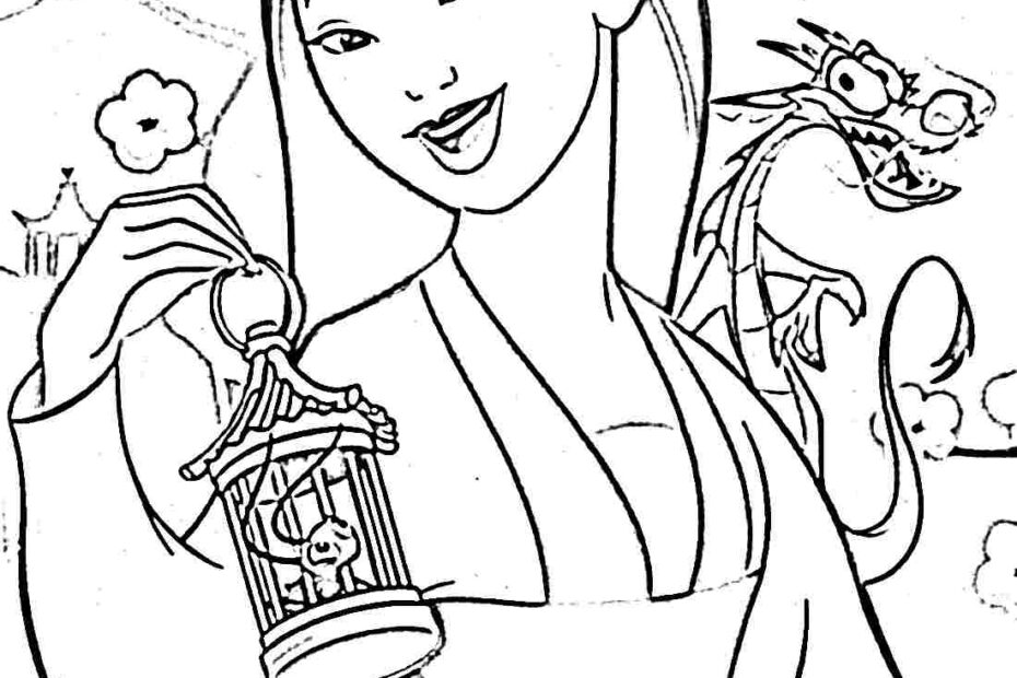 Mulan Coloring Pages Az Coloring Home