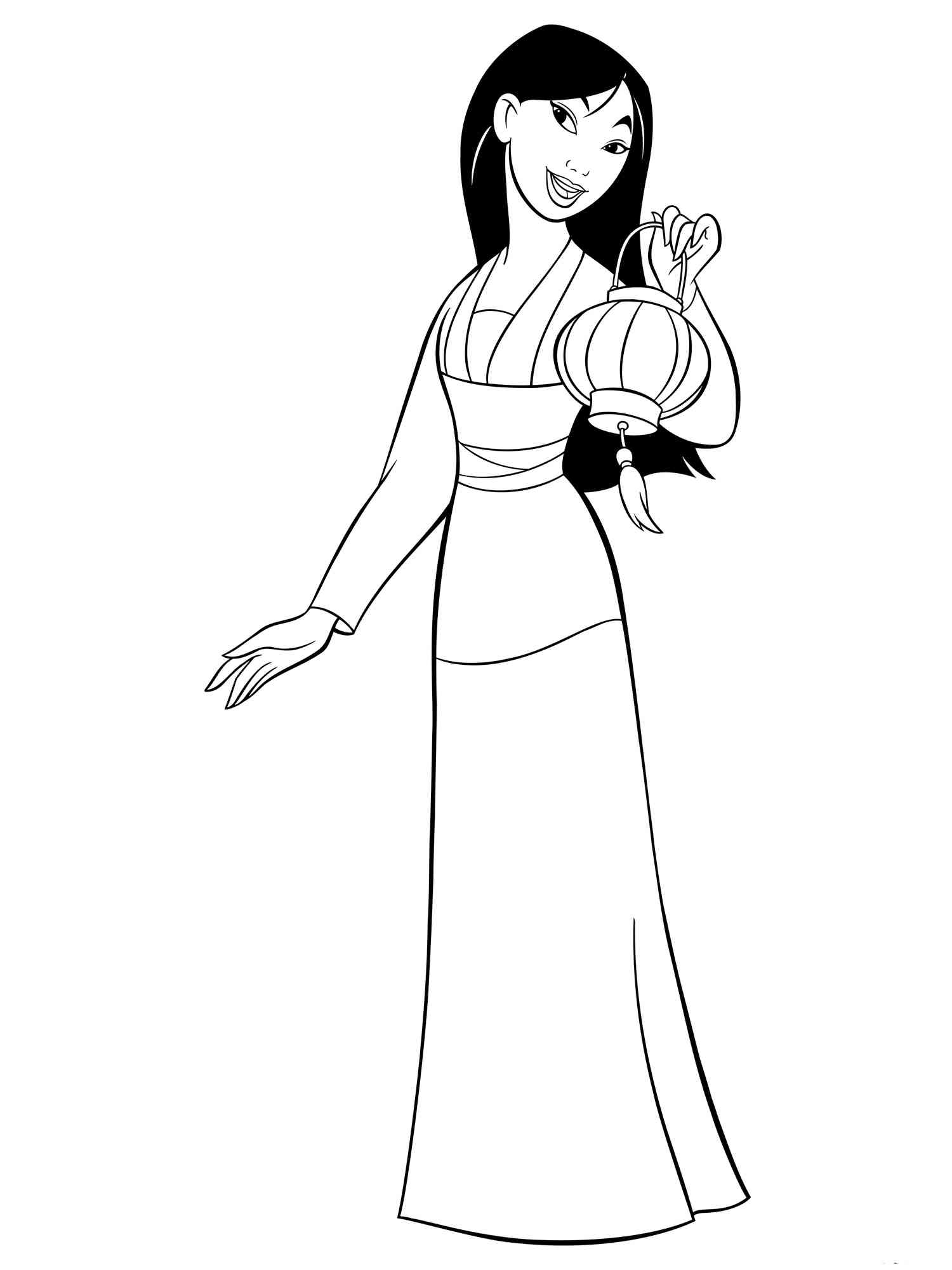 Mulan Coloring Pages Mulan Coloring Pages