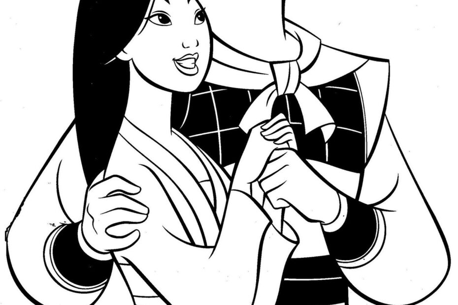 Mulan Disney Coloring Pages Take A Relaxing And Let The Creativity